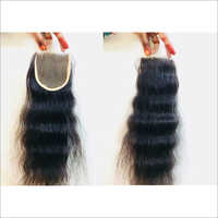 Natural Curly Lace Closure - Human Hair, 14-22 Inch, Black | Remy Hair, Durable, Swiss Lace, Easy To Use, Smooth & Shiny Texture