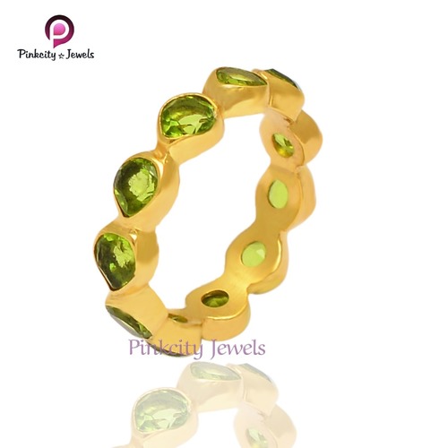 Natural Peridot 925 Silver Ring Natural Peridot 925 Silver Ring
