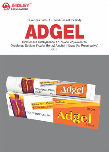 Diclofenac Diethyl Ammonium Salt 1.16% Eq. To Diclofenac Sodium 1% Water Soluble Gel Base Q.S.