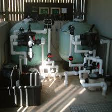 swimming pool filtration plant