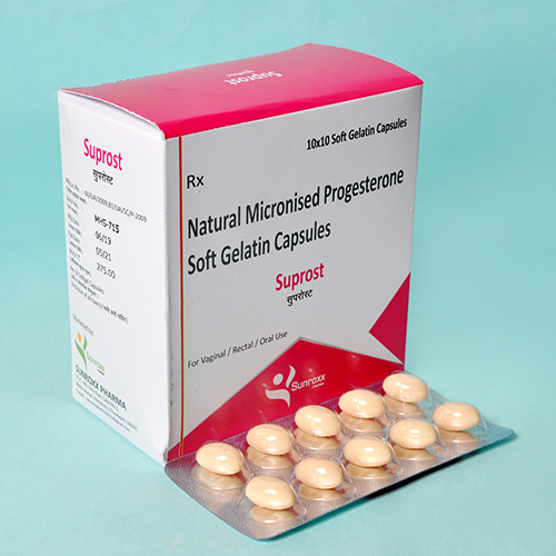 Natural Micronised Progesterone Soft Gelation Capsules