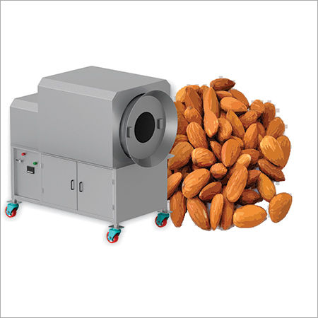 Almond Roaster Machine Capacity: 50-100 Kg/Day