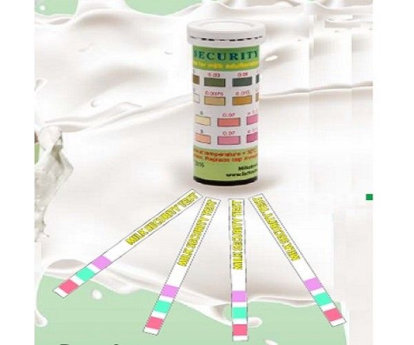 Milk Security Tests Detection of NEUTRALIZERS HYDROGEN PEROXIDE UREA 1 TUBE/50 STRIP TEST