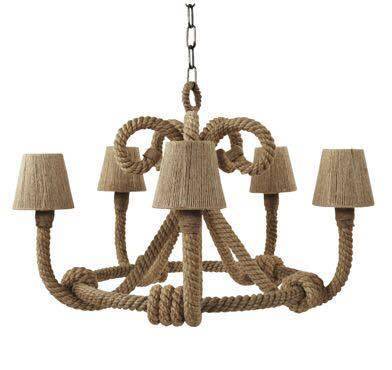 Rope Chandelier Light Lamp Installation Type: Manual