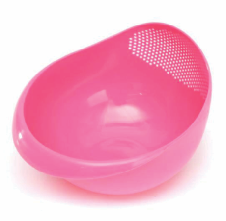 Pink Rice Washing Bowl