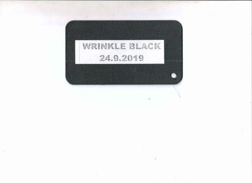 Wrinkle Black Usage: Industrial