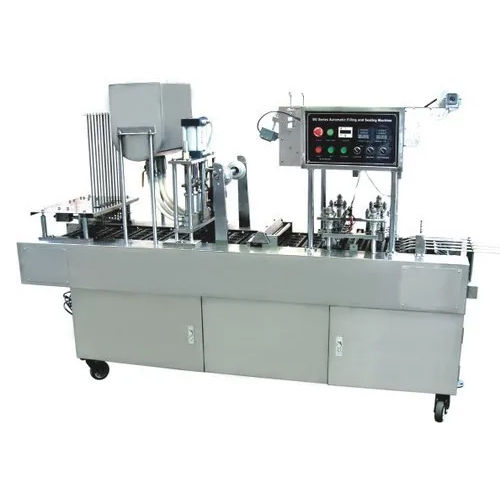 Automatic Curd Cup Filling And Sealing Machine