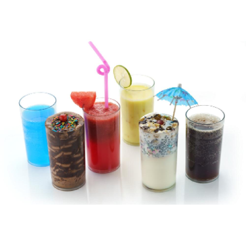 Crystal Clear Drinking Glass - ABS Plastic, Medium Size, Crystal Color | Lightweight Design for Serving Drinks