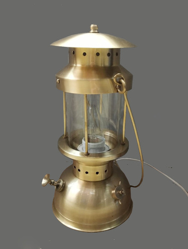 Metal table lamp brass finish