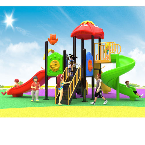 Lldpe.Pvc Leather And Galvanized Steel Tube Frame Kids Outdoor Playground