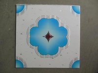 Decorative Plastic Pvc Ceiling Tile - 595x595x7mm, White, Film Coated | Soundproof, Flame-retardant, Waterproof, Custom Edges
