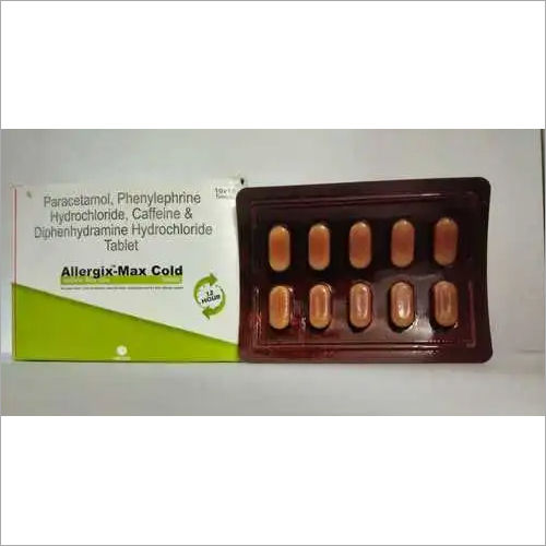 Paracetamol, Phenylephrin, Caffeine, Diphenhydramine Hcl Tablet General Medicines