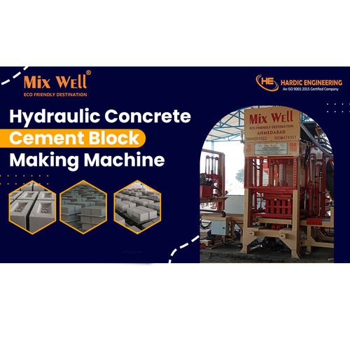 Manual Hydraulic 40 Ton Brick Making Machine