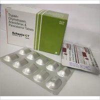 Trypsin-chymotrypsin, Aceclofenac, Paracetamol tablet