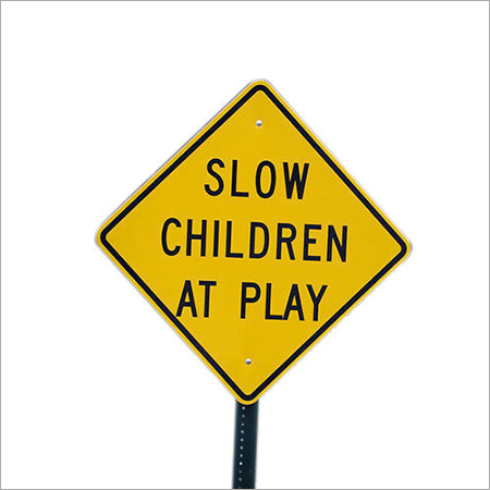 Children Playing Sign Board
