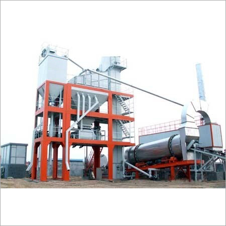 Asphalt Batch Mix Plant - Diesel Powered, 250 HP, 120 TPH Capacity | Fully Automatic, PLC Controlled, Customized Size, Low Maintenance