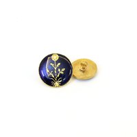 brass metal enamel buttons