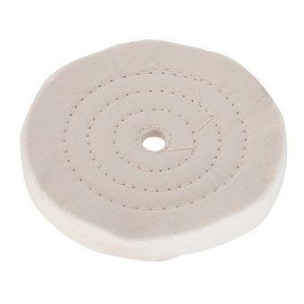 Cotton Buffing Wheel - Color: White