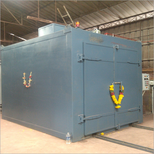 Blue Industrial Gas Oven And Electrical Oven