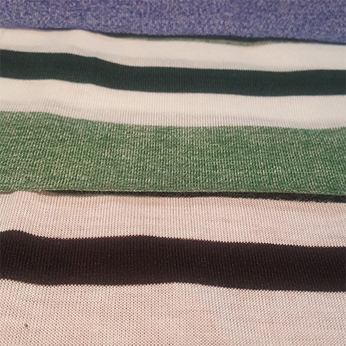 Single Jerssy Grindle Striper Knited Fabrics