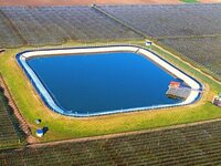 HDPE GEOMEMBRANE POND LINER