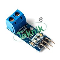 Hall Effect Current Sensor - Max Current 30a, Operating Voltage 5v, Analog Output For Arduino With On-board Power Indicator Led, Compact 31mm X 13mm Pcb Design