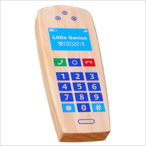 Kids Wooden Mobile Phone