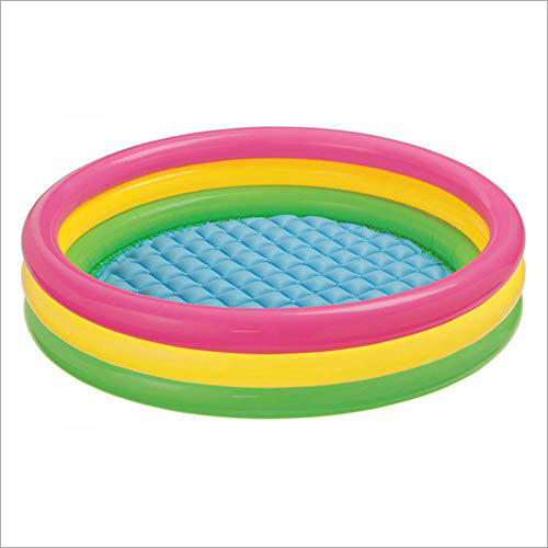 Blow Up Inflatable Baby Pool with Two Air Nozzles