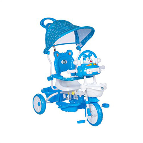 Kids Tricycle With Printed Canopy Bunny