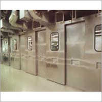 Attenuation Sliding Doors For Test Cells