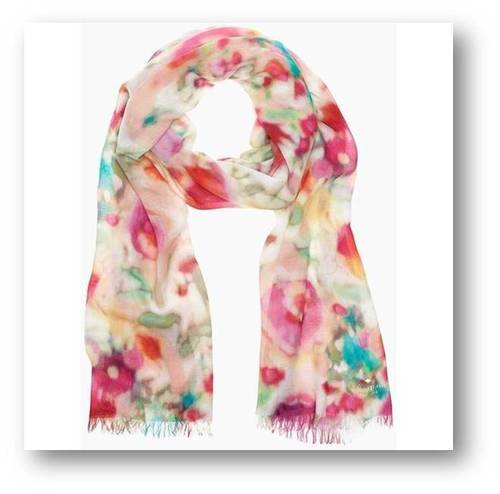 Womwn Printed Viscose Scarves - Wool, 72 Inch Length | Hand Made, Long Design for Rainy, Spring & Winter Seasons