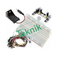 Breadboard Holder And Power Supply - 3.3 X 2.1 X 0.3 In (84 X 54 X 9 Mm) | Suitable For 29-20 Awg Wires, Double Sided Tape For Secure Mounting