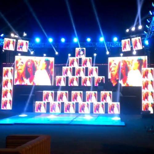 Full Color VideoScreen for Wedding Stage Decoration By PIXEL LED PVT. LTD.