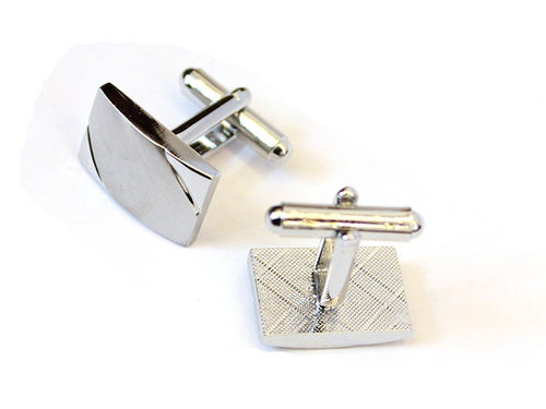 Silver Fancy Cufflinks