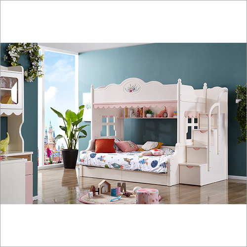 Kids Wooden Bunk Bed