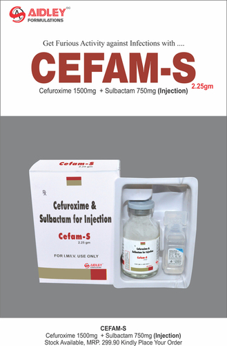 Cefuroxime Axetil 1500mg + Sulbactum 750mg Injection