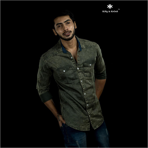 Mens Full Sleeve Shirt - Cotton Blend, Plain Style, Suitable for All Seasons | Washable, Ideal for Rainy Days, Spring, Summer, and Winter