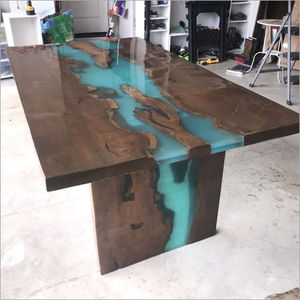 Featured image of post Epoxy Resin Dining Table Price In India - High quality modern dining table latest epoxy resin wood dining table for dining room home and hotel.