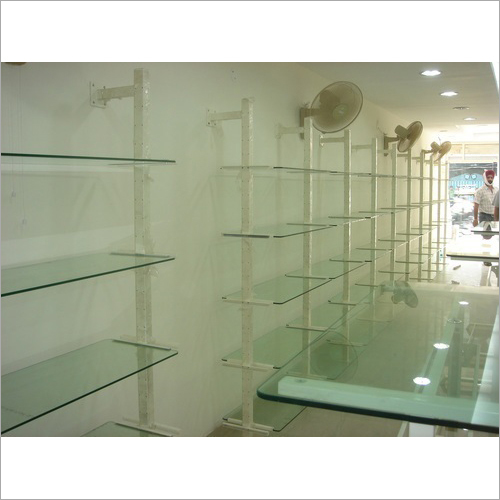 Durable Glass Display Rack at Best Price in New Delhi M.R Steel