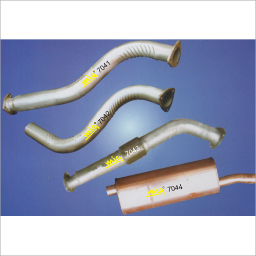 Tata 1109 Turbo LPT Exhaust Assembly - Stainless Steel, Standard Inch Length | Heavy Vehicle Application, Online Payment Accepted