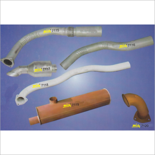 Tata 4018 Container Loader Heavy Vehicle Exhaust Assembly - Stainless Steel, Standard Inch Length | Online Payment Accepted