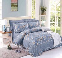 3 PCes Frilled Bedsheet