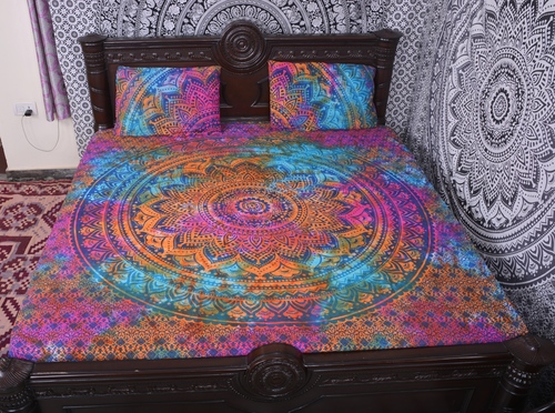 Indian Mandala Cotton Multicolour Duvet Cover