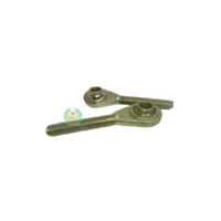 Top Link End Latest - High-grade Steel, Custom Size, Silver | Galvanized Finish, Threaded Mounting, Forged Manual Power Part