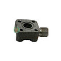 Hyd Pump Adopter - Cast Iron 75x75x50 Mm Dark Grey, O-ring Seal Flange Mount
