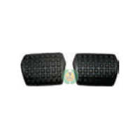 Brake Pedal Rubber - Durable Rubber, Standard Size, Matte Black | Textured Surface, Friction Fit Mounting, Injection Molded