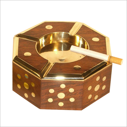 Wooden Ashtray - Solid Wood, Various Sizes and Shapes | Durable, Eco-Friendly, Moisture Proof, Easy to Clean, Elegant Brown Finish