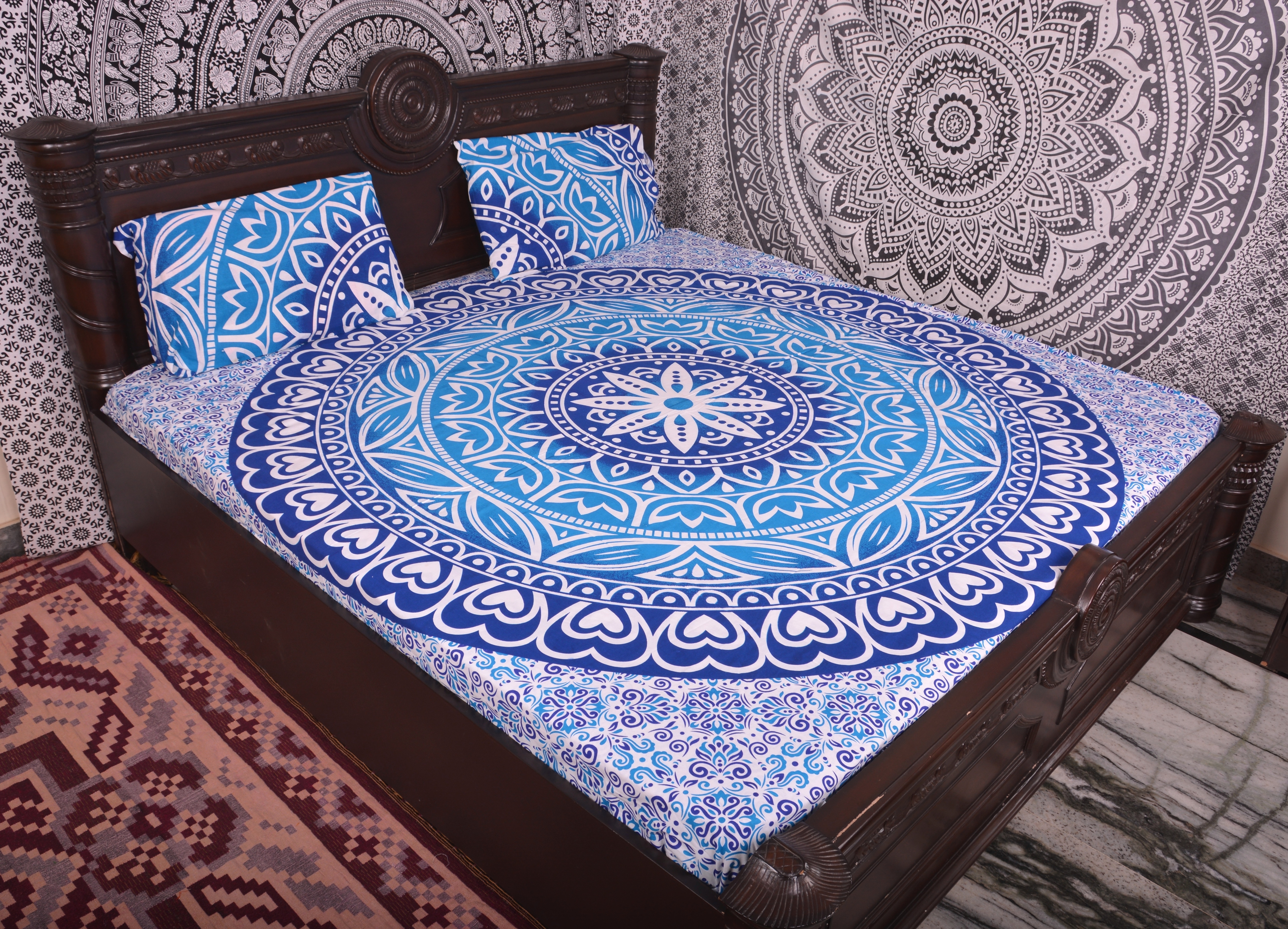 Indian Mandala Cotton Duvet Cover