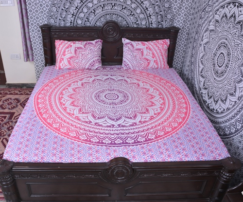 Indian Mandala Cotton Duvet Cover - Feature: Washable
