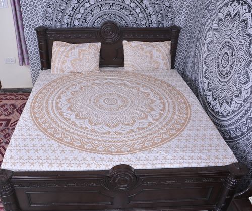 Quick Dry Indian Mandala Cotton Round Duvet Cover